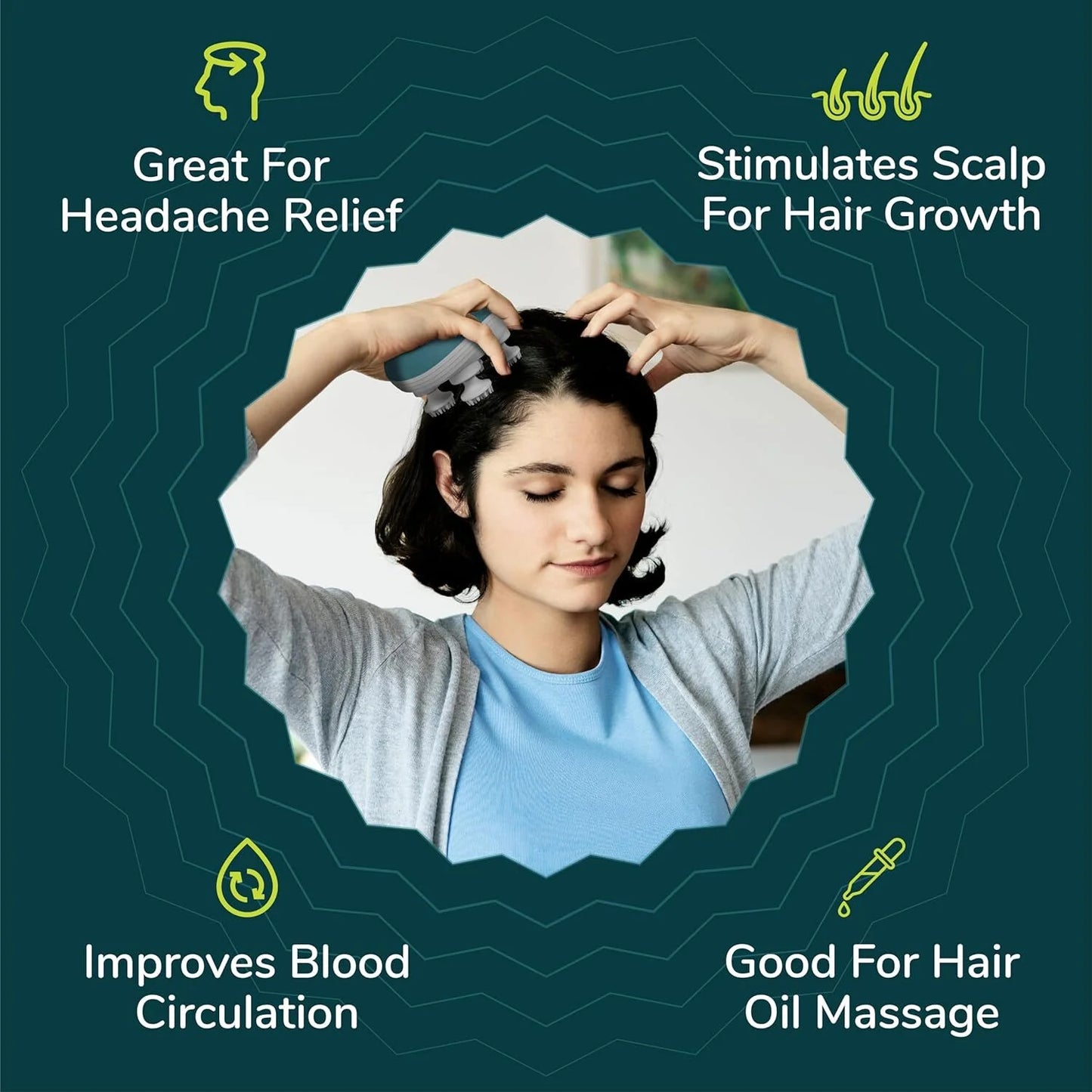 Unique Electric Scalp Massager
